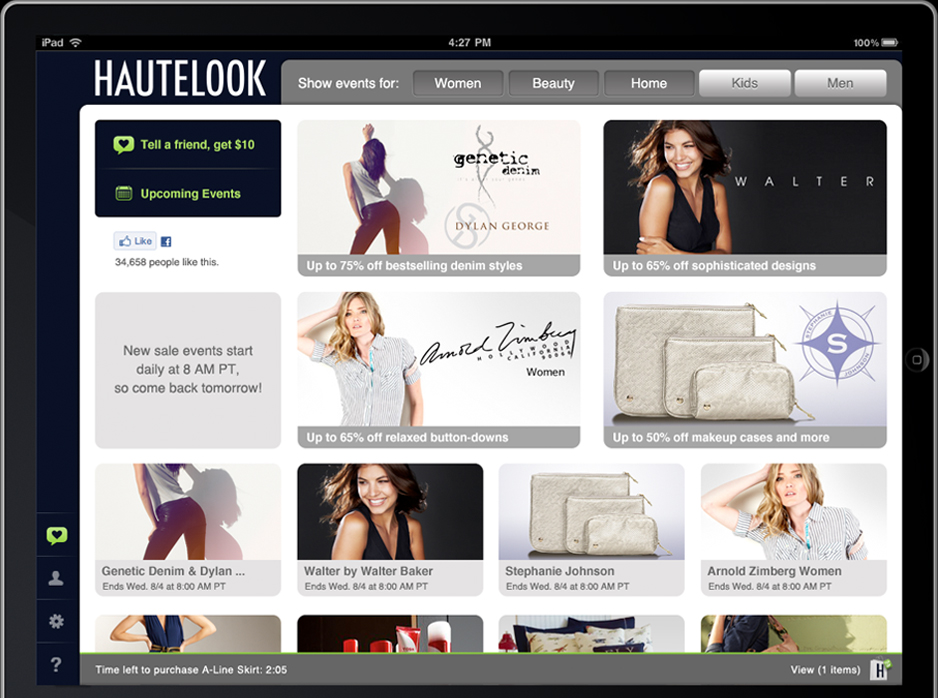 HauteLook iPad App Set 1